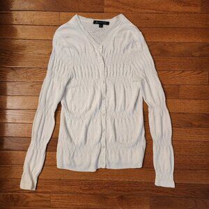 Brooks Brothers Ivory Cardigan